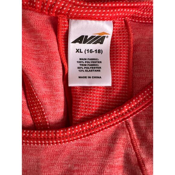 Avia Orange Workout Tank XL 16-18 - Picture 4 of 4